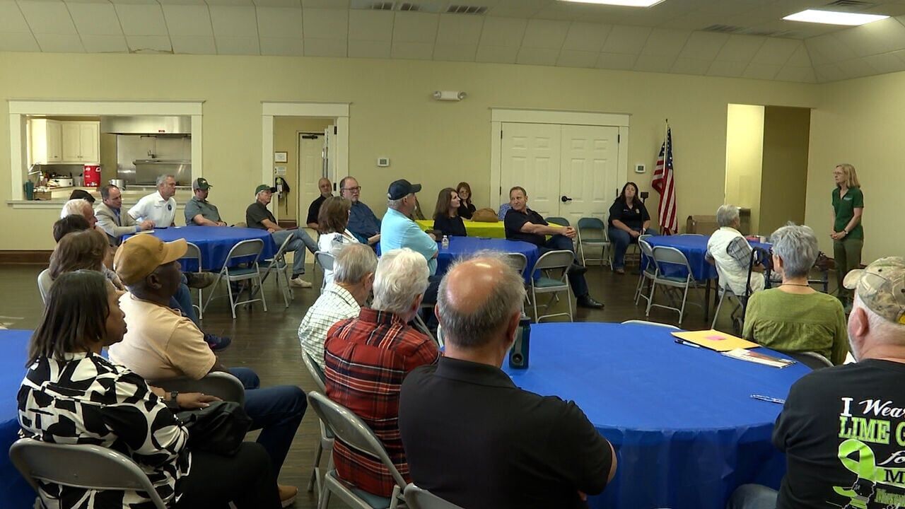Coushatta earthquake meeting