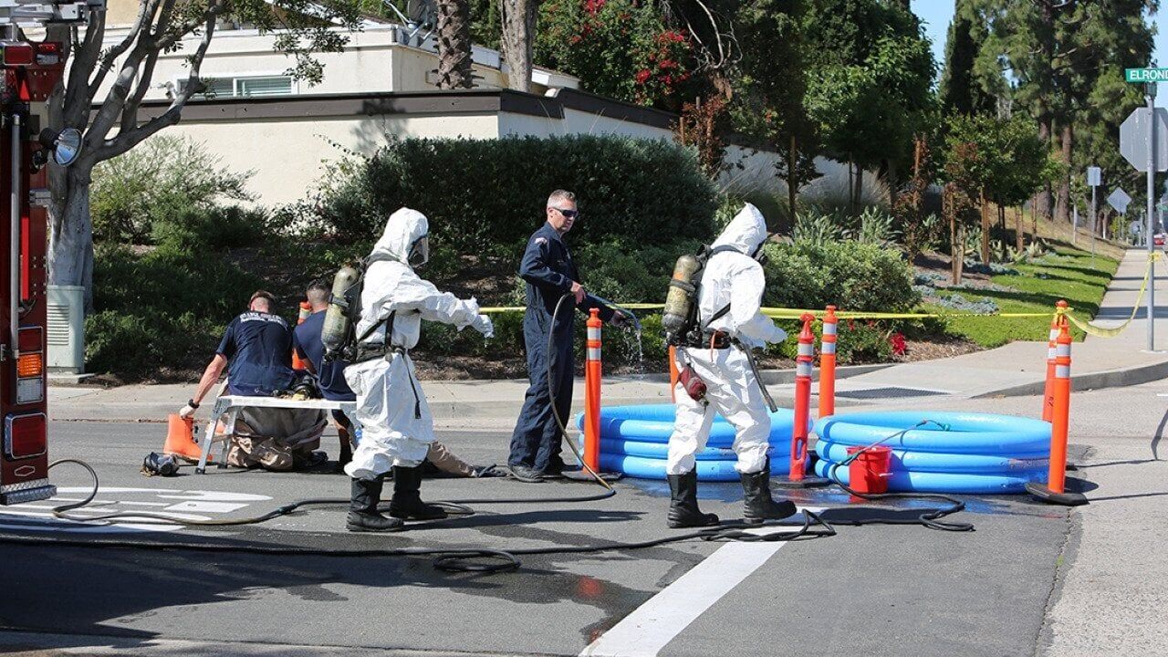 Which industries require hazardous waste training?