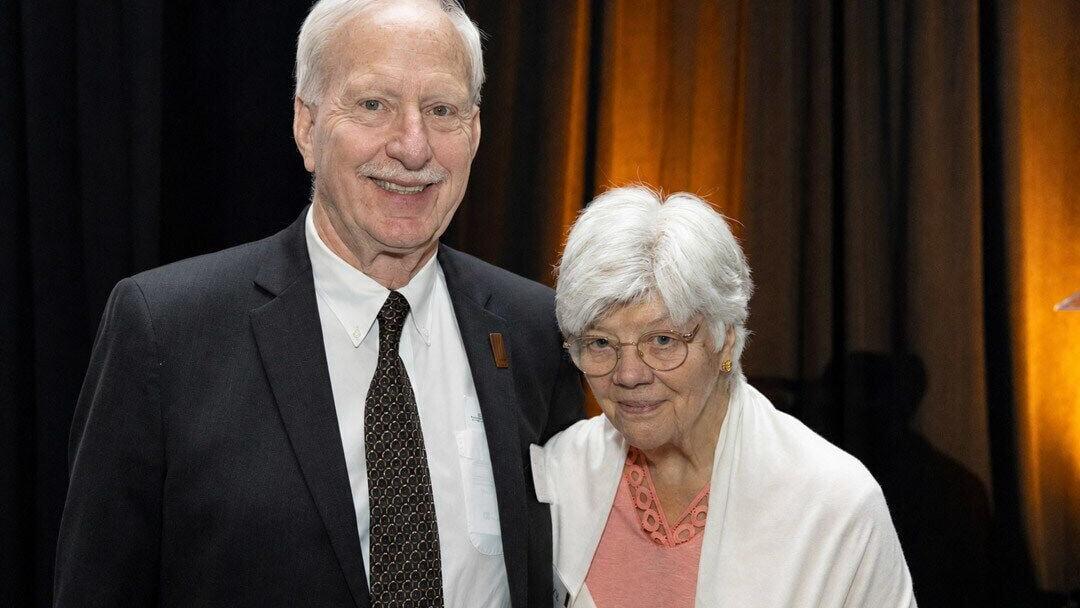 RIT Board of Trustees member Jeff Harris ’75 and College of Liberal Arts National Council chair Joyce Pratt have made a $24 million commitment to the university, as the couple’s lifetime giving now surpasses $30 million. (RIT)