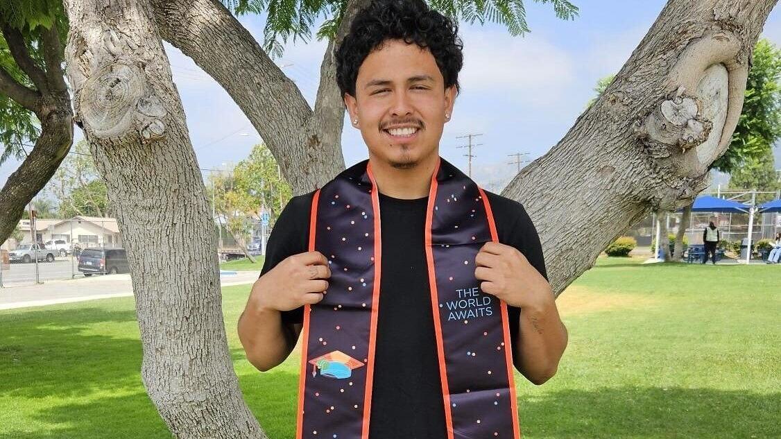 Beyond Think Together Scholarship recipient Samuel Hernandez will be heading to LA Mission College in the fall.
