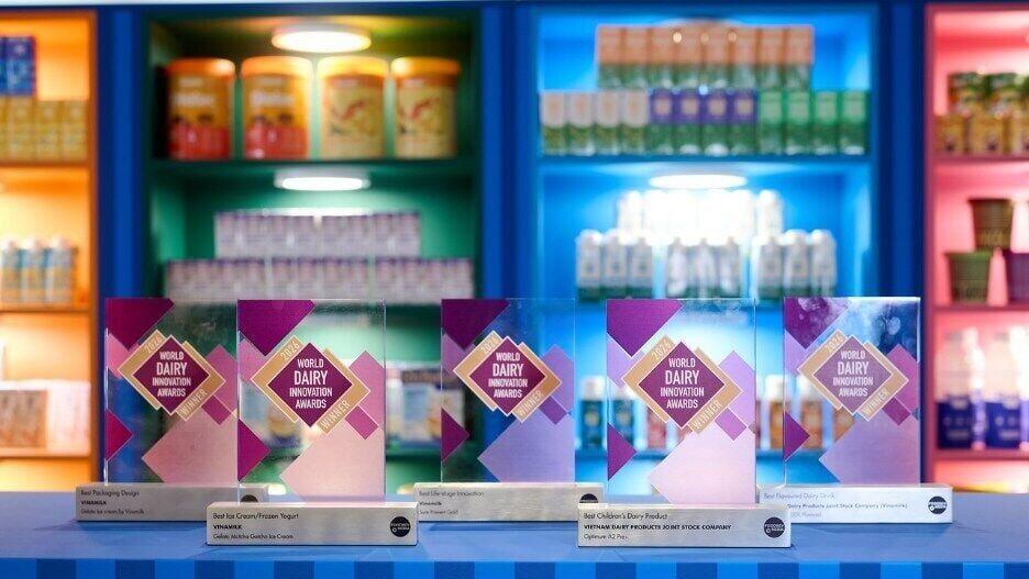 Vinamilk’s award‑winning products at the World Dairy Innovation Awards 2026 span a wide range