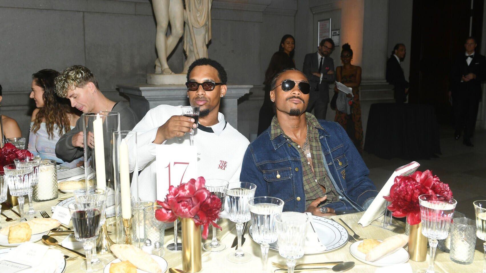 Sylvester Familia and Manny Omitto at the Co-Created book launch party at The Met.