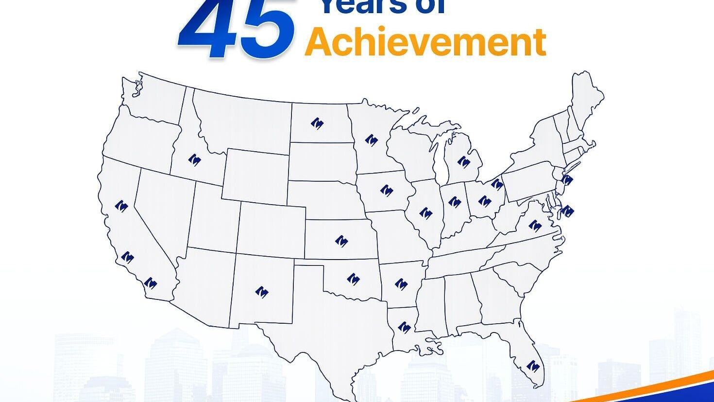 Celebrating 45 years of helping small and mid-sized businesses grow through reliable IT, cybersecurity, and cloud solutions. Thank you to our clients, partners, and team for being part of the journey.
