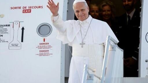 Pope Leo XIV landed in Lourdes to visit its famous shrine