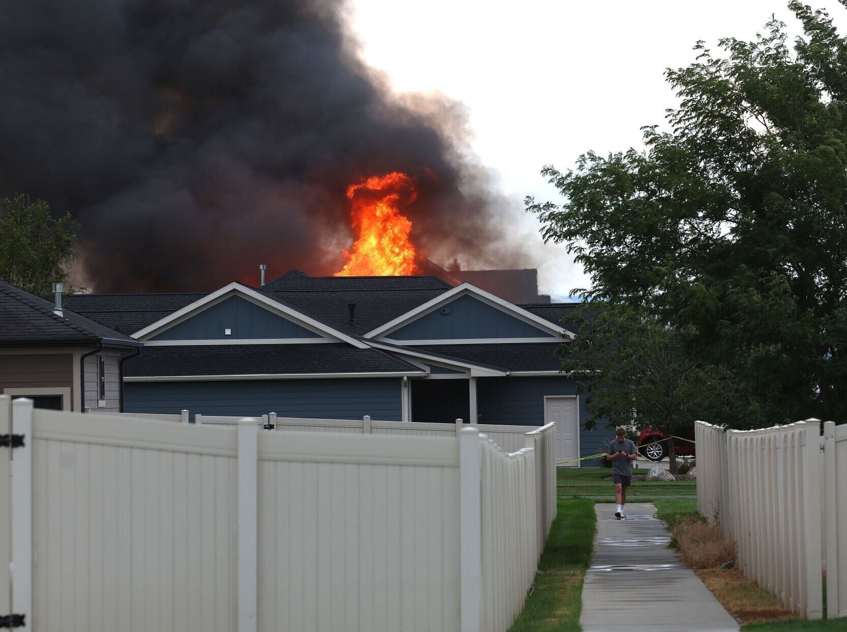 White Star Circle fire