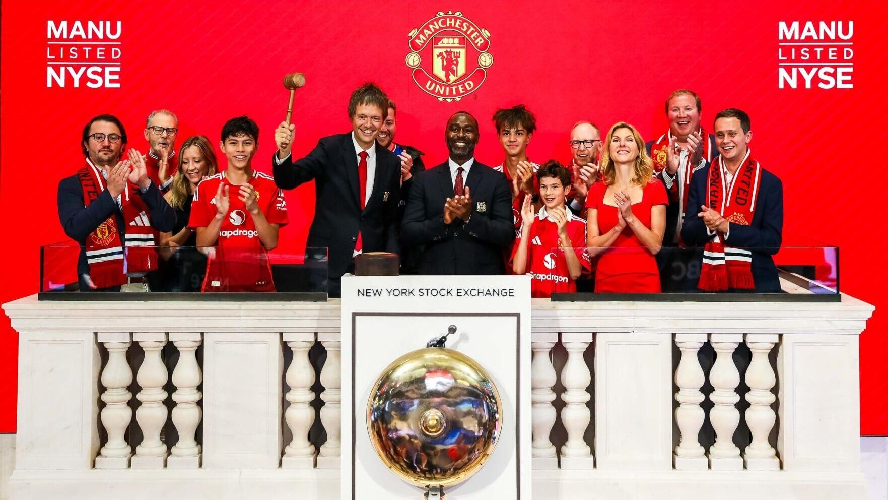Manchester United at NYSE on August 21