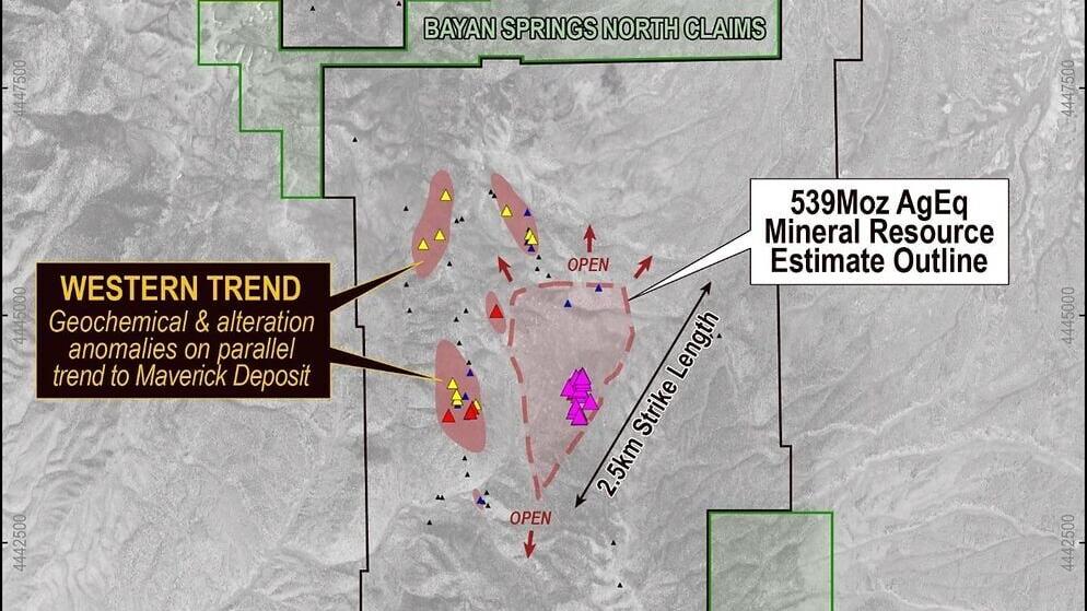 Maverick Silver Bayan Springs North Claims and North Extension Claims Staked