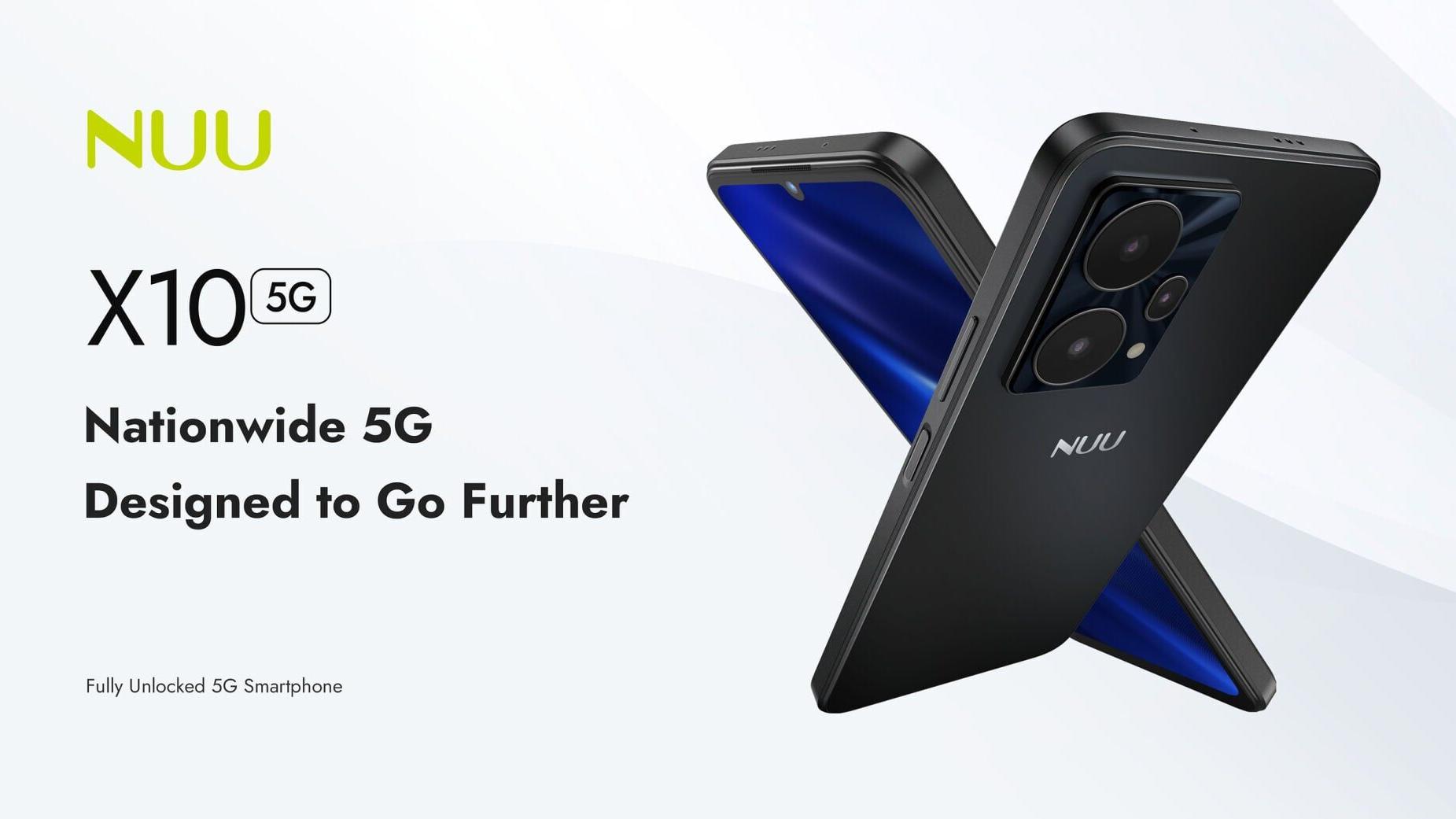 All-New NUU X10 5G: Fully Unlocked Android Smartphone