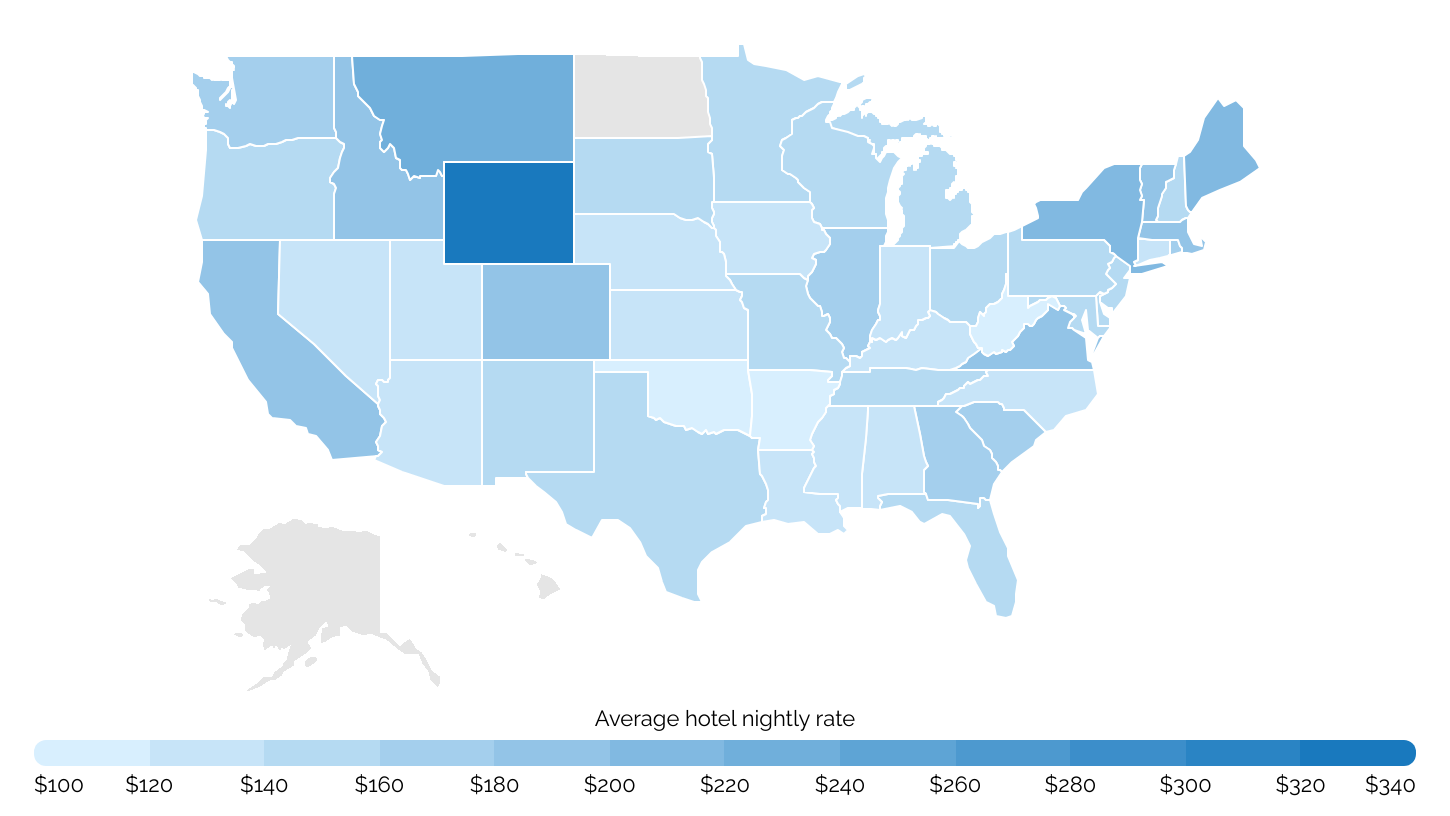 Where the Road Is Cheapest: Road Trip Costs by State