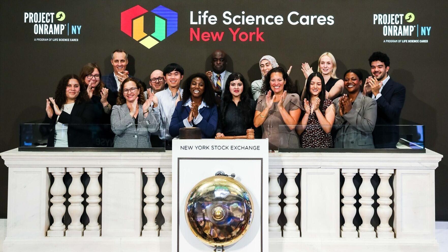 Life Science Cares + Project Onramp at NYSE