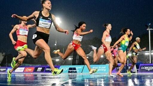 New Zealand's Zoe Hobbs won the women's 100m