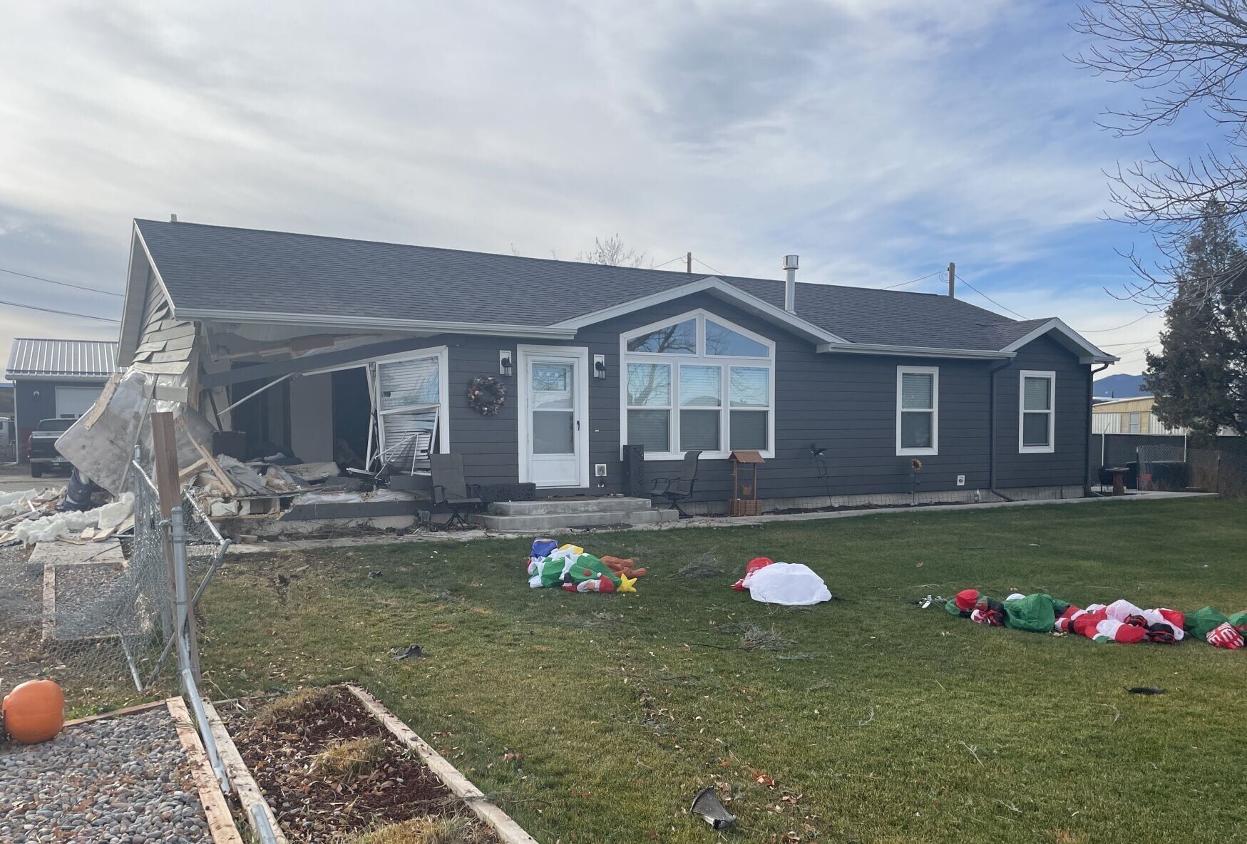 Damaged East Helena home