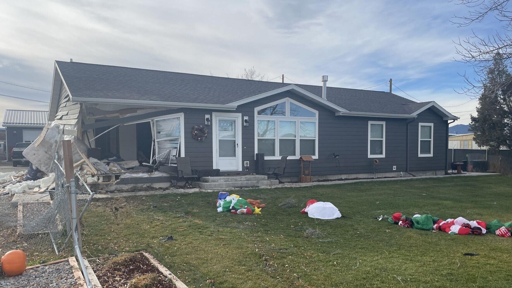 Damaged East Helena home