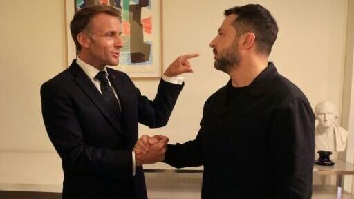 France's President Emmanuel Macron met with Ukraine's President Volodymyr Zelensky on the sidelines of the UN General Assembly