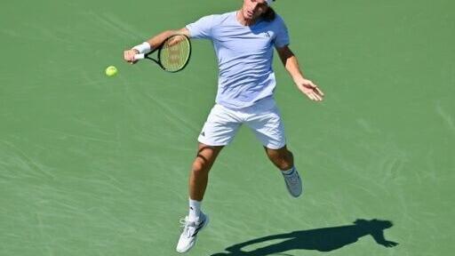 Greece's Stefanos Tsitsipas is through to the second round of the ATP Montreal Masters
