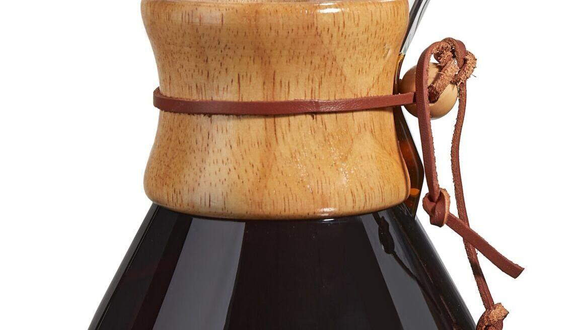 Lardera Wood Collar Pour Over Coffeemaker