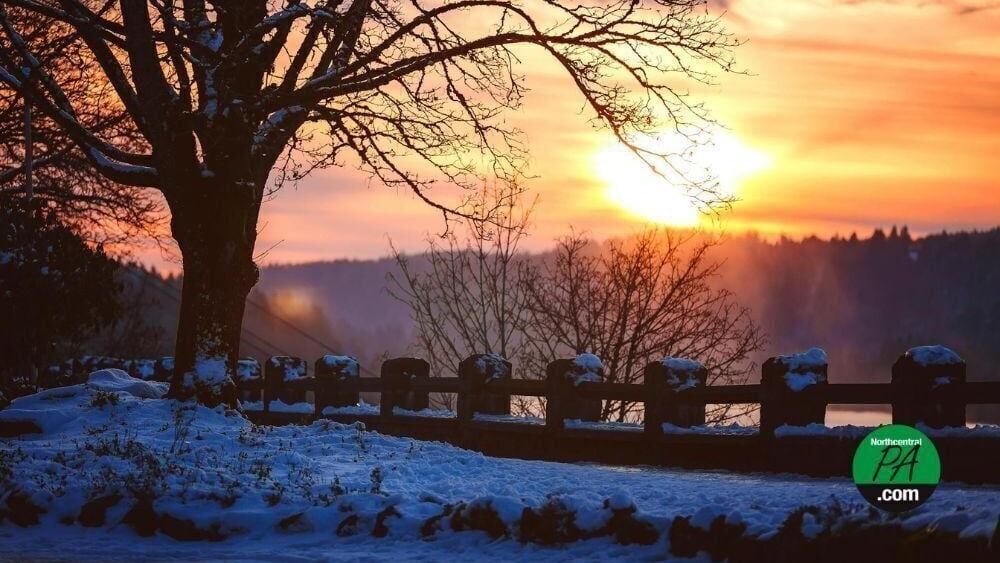 winter sunset 2025