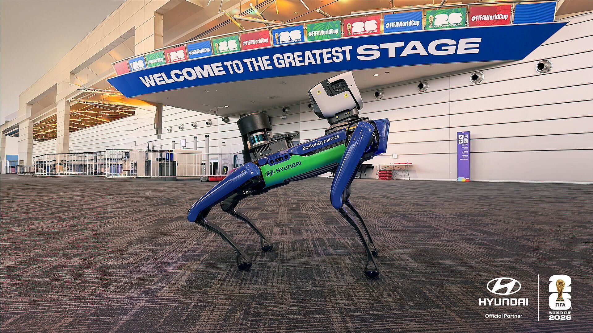 Hyundai vehicles and robotics support the FIFA World Cup 2026™ as part of Hyundai’s Official Partnership.