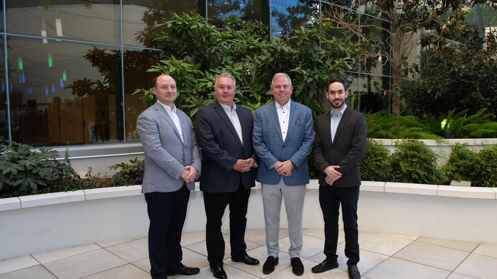 Brian Becker with RSM Mexico leadership (Left to right: Alfonso Elias, RSM Mexico Managing Partner; Saul Villareal, RSM Mexico Vice Managing Partner; Brian Becker, CEO RSM Transatlantic Partnership; Jorge Villareal, RSM Mexico Chief Operating Officer)