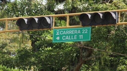 Even traffic lights are out in San Cristobal