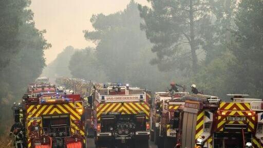 Firefighters have battled for days to contain blazes across France