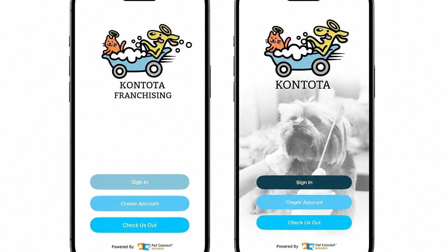 Kontota Franchisee and Client Apps