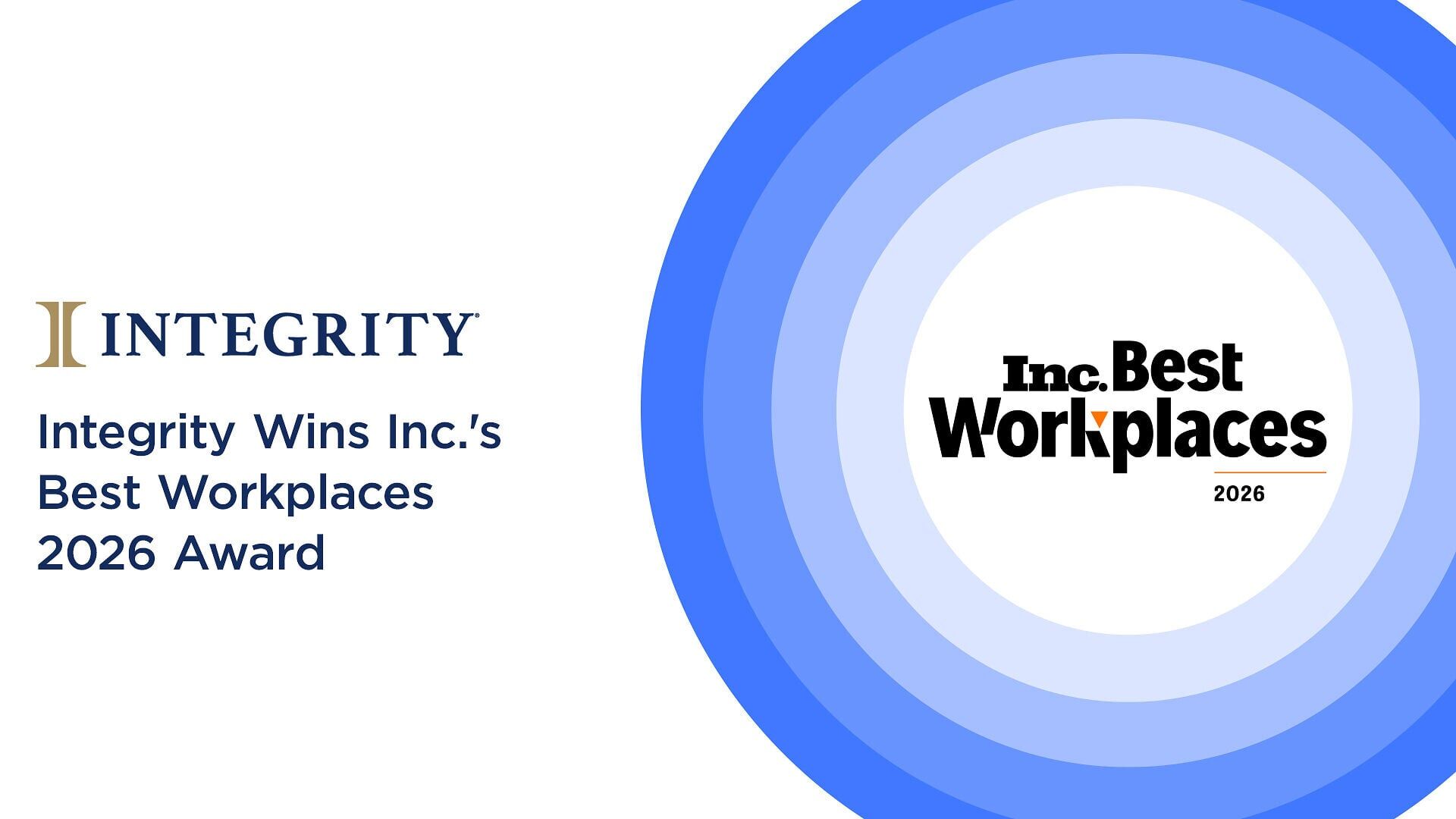 Inc. Names Integrity as One of America’s Best Workplaces for the Second Year in a Row
