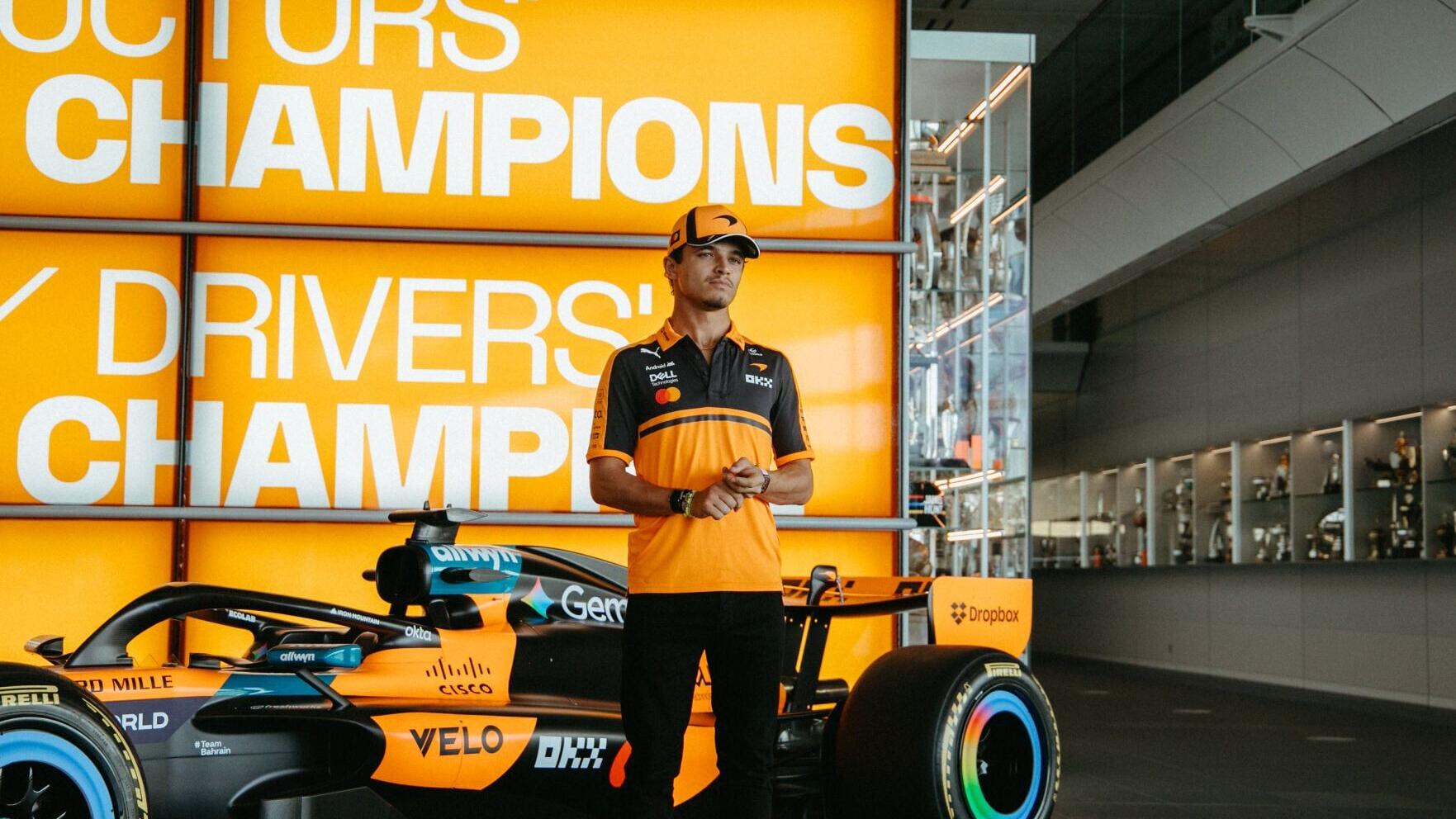 Velo and McLaren Mastercard Formula 1® Team Release Behind-the-Scenes Imagery of Lando Norris &amp; Oscar Piastri from latest shoot