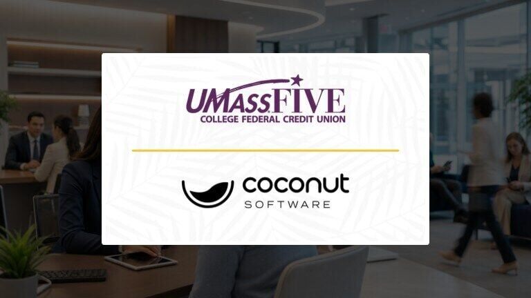 UMassFive College Federal Credit Union (UMassFive) has partnered with Coconut Software, a leader in Intelligent Branch Solutions, to standardize appointments, improve operational visibility, and give staff the tools to deliver faster, more personalized ...