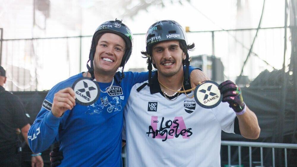 Monster Energy's Brady Baker Won Gold in BMX Dirt, and teammate Ryan Williams Took Silver. Williams also Won Gold in BMX Park Best Trick at X Games Sacramento 2026