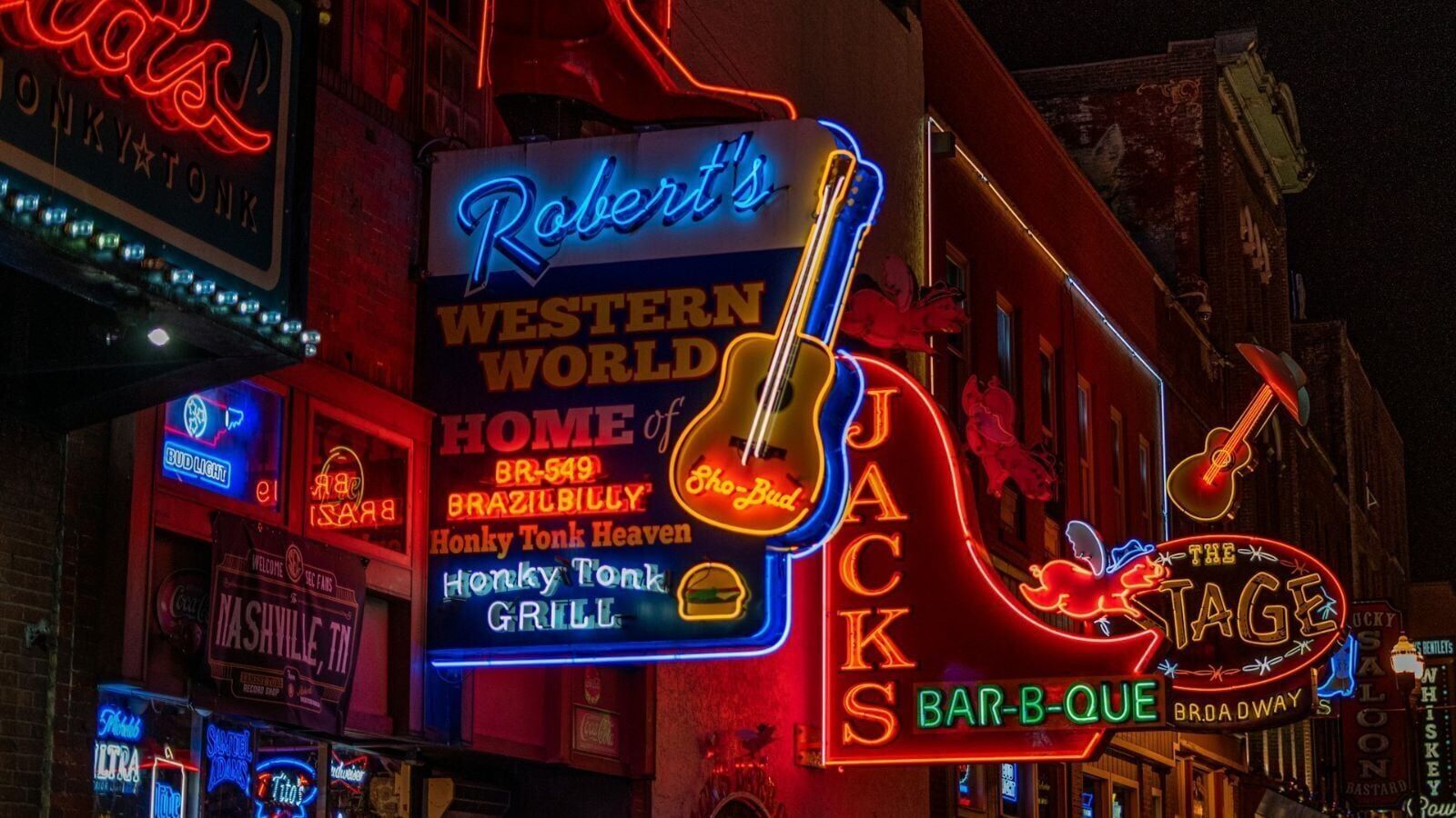 Nashville Neon signs Unsplash