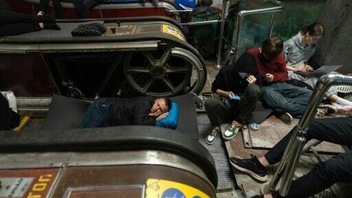 The Kyiv subway has doubled as a shelter
