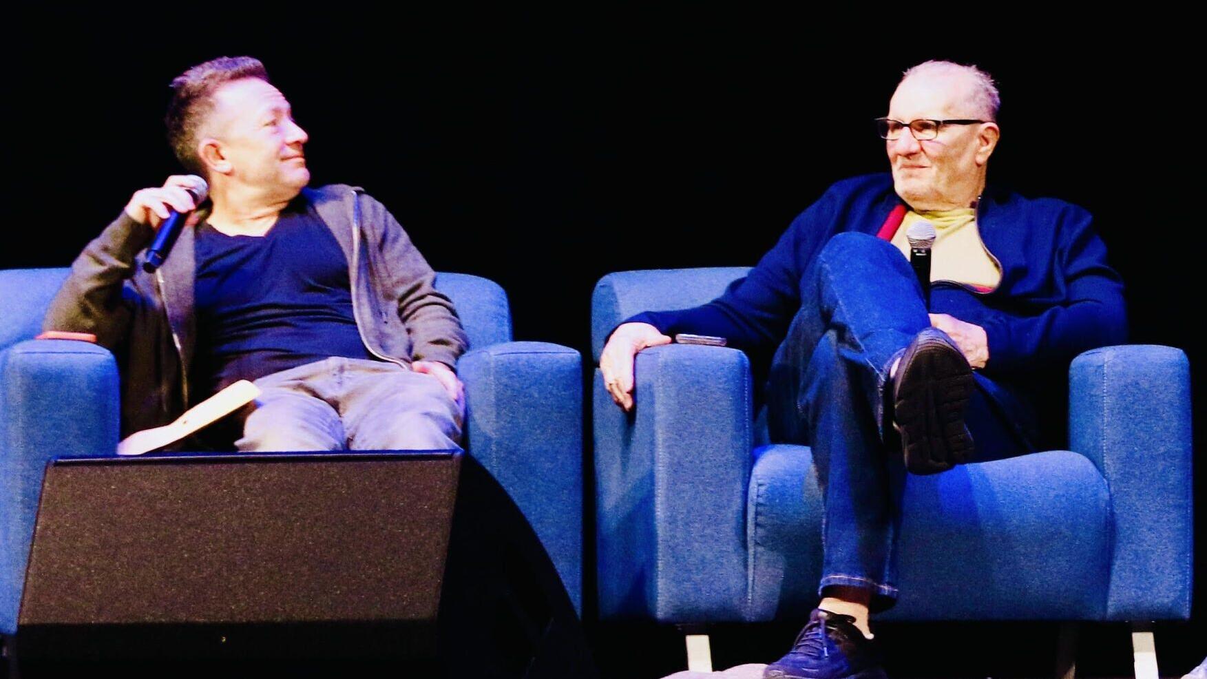 David Faustino and Ed O'Neill reunite recently. Photo credit: Brad Yuen