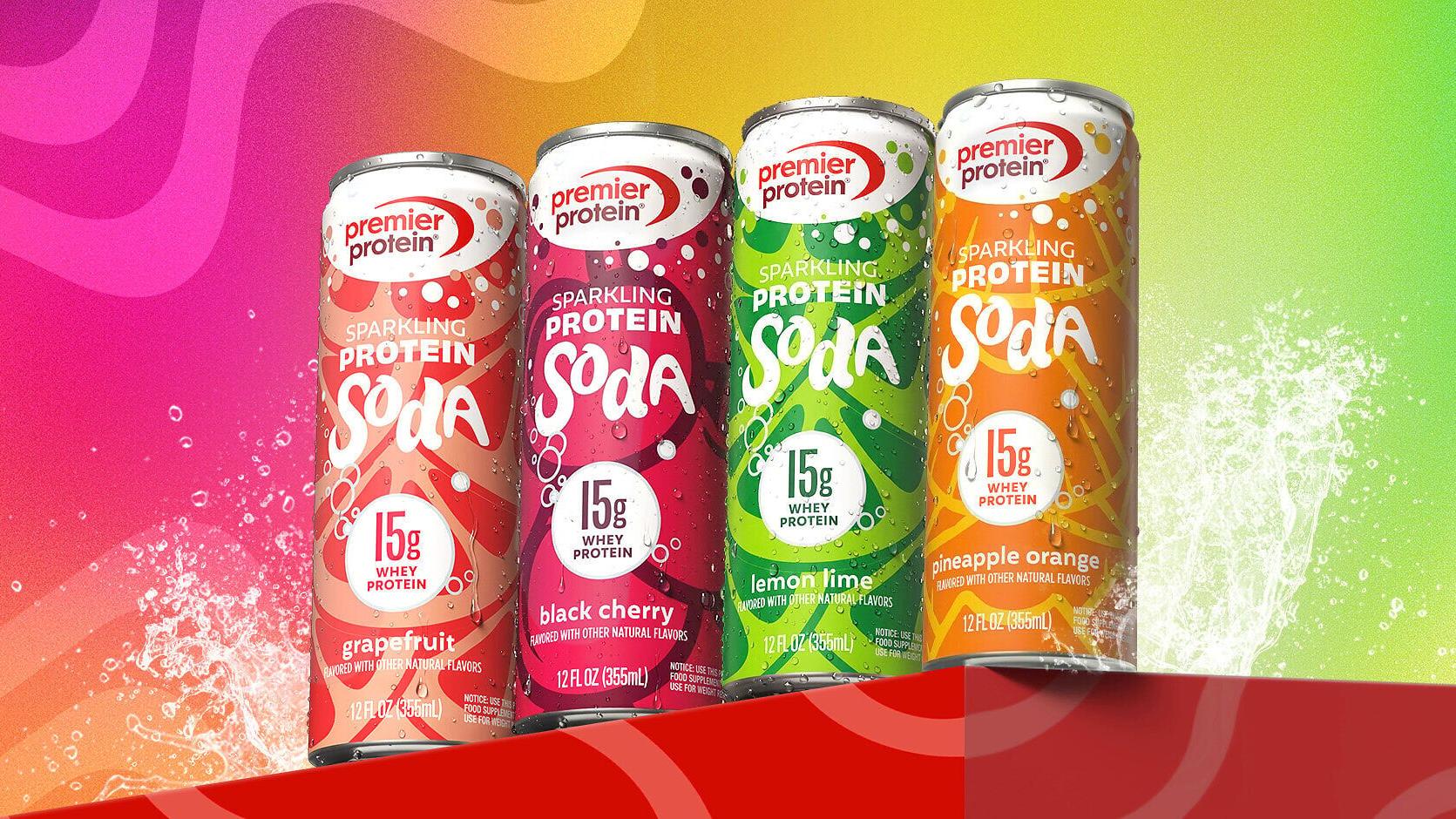 Premier Protein Sparkling Protein Soda