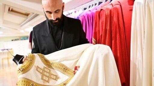 Italian designer Filippo Sorcinelli has cemented his reputation in Italy and abroad for one-of-a-kind ecclesiastical attire.
