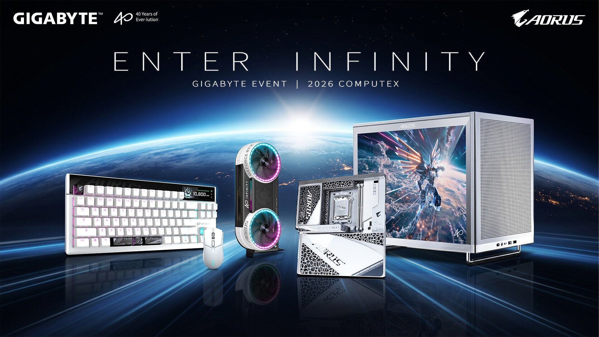 GIGABYTE EVENT Unveils the Full-Stack of New Products with "ENTER INFINITY" at COMPUTEX 2026