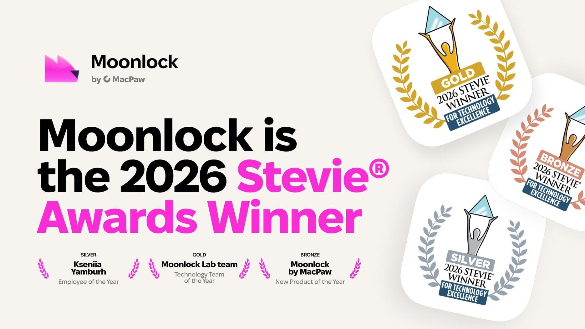 MacPaw's Moonlock is the 2026 Stevie Awards Winner