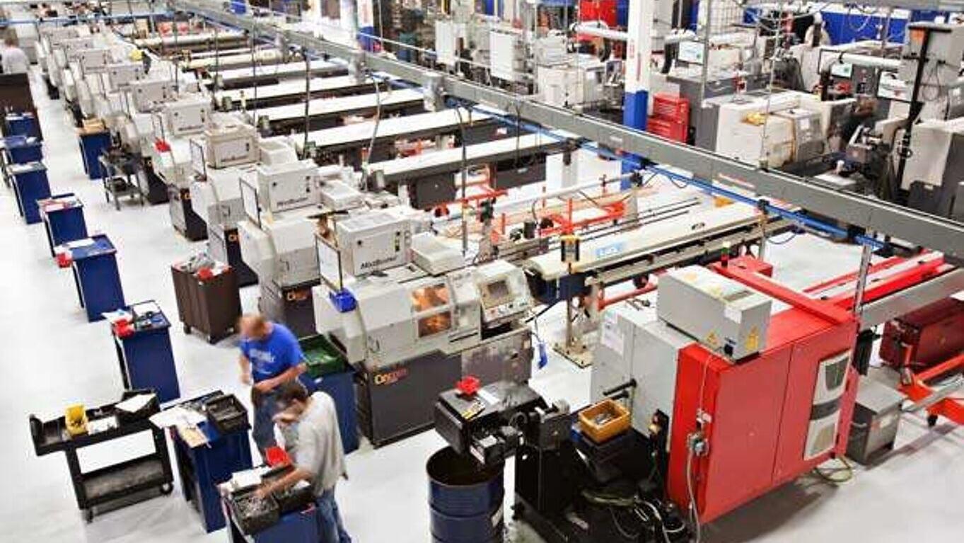 Precision Production Swiss CNC Manufacturing Line