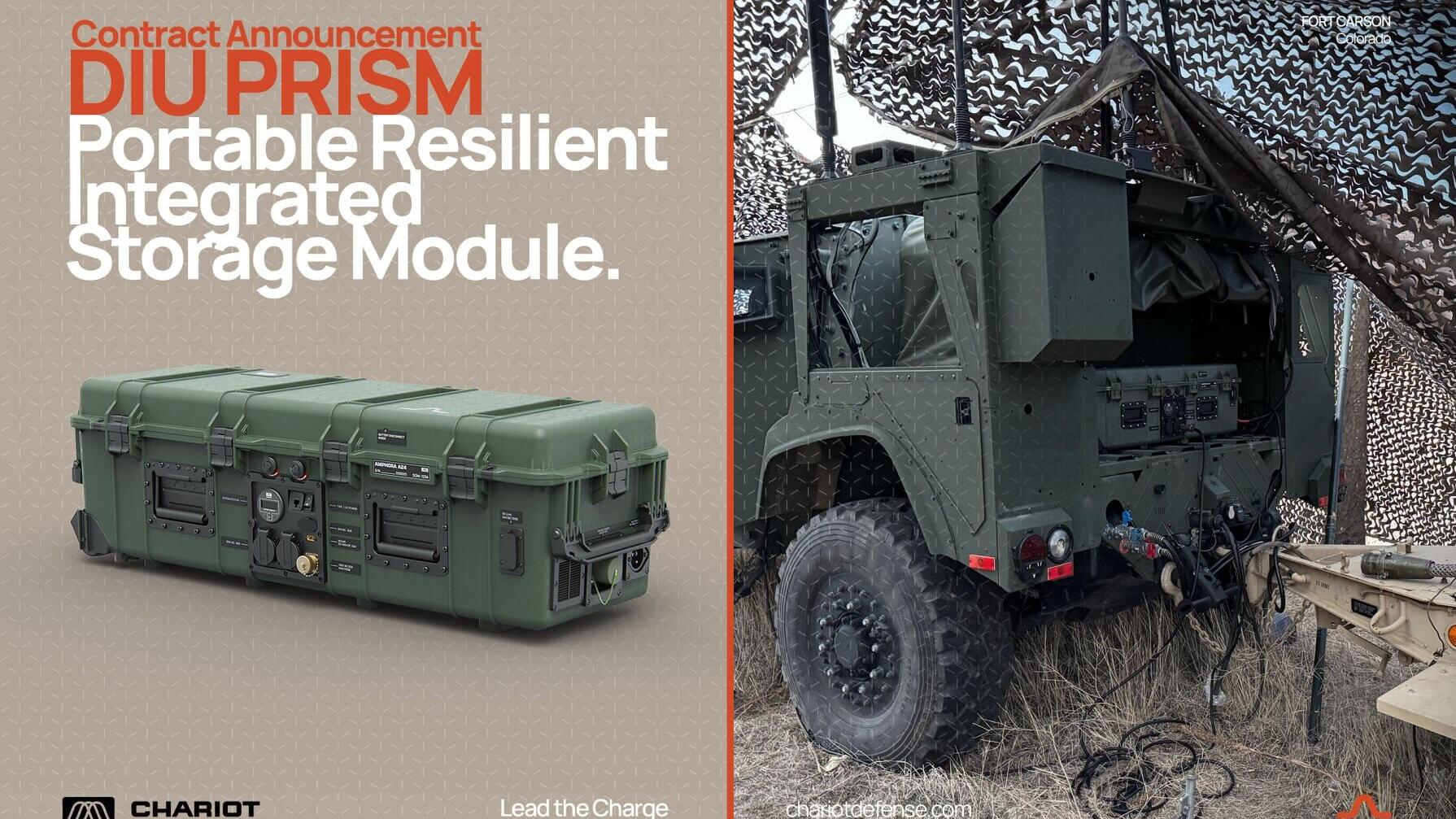 Amphora 24 supporting hybrid power for U.S. Army Infantry Division onboard Joint Light Tactical Vehicle (JLTV).