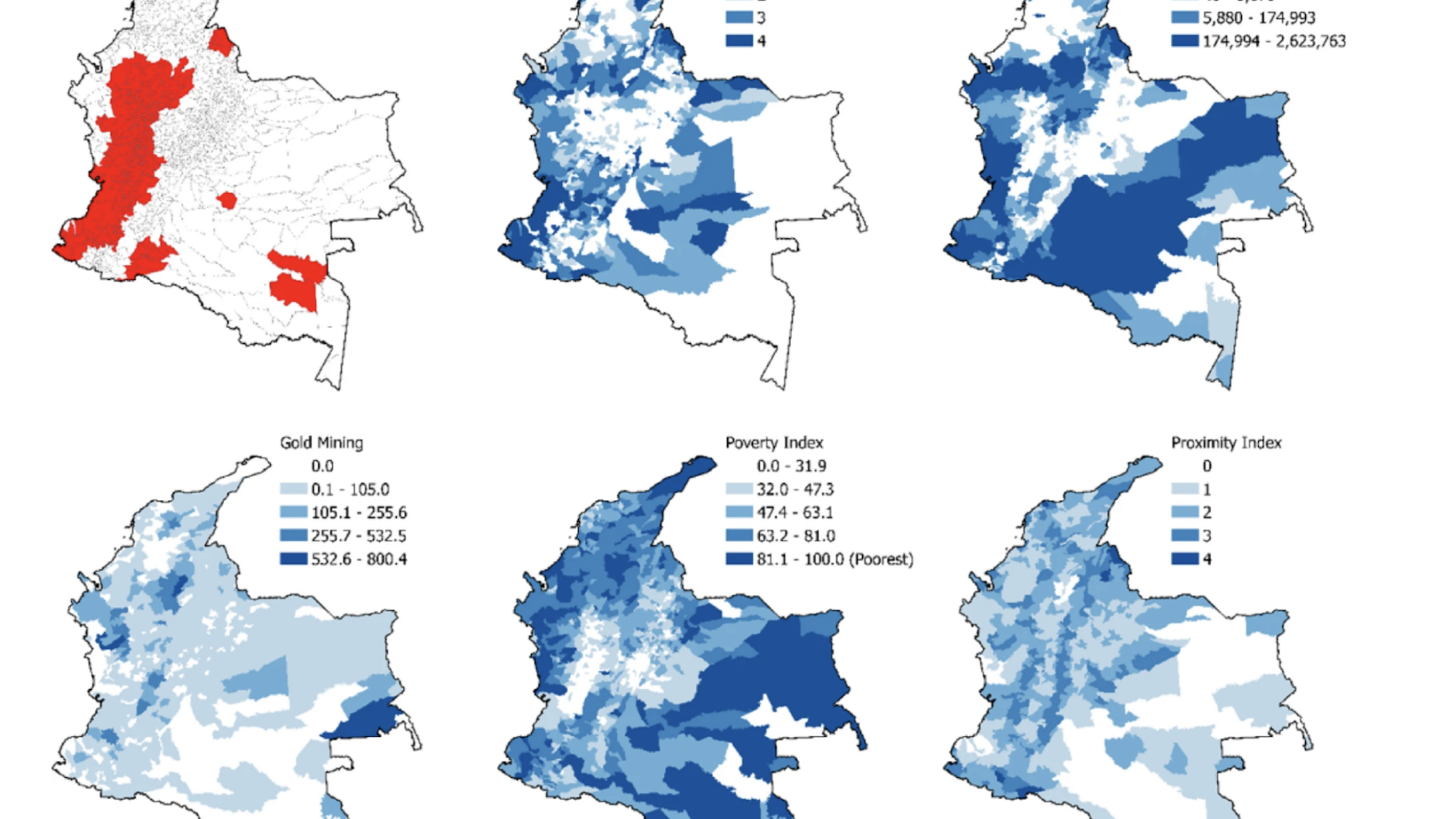 A graphic shows the correlation between homicide hot spots, gang concentration, and environmental and geographic features.
              Pires/Guerette/Del Rio/Spencer, CC BY-SA