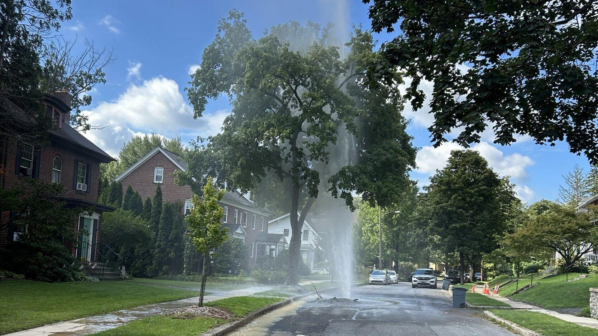 Wyomissing Water main break.jpg