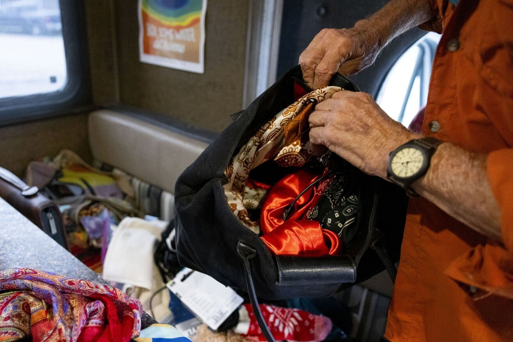Evacuees from the Sand Creek fire
