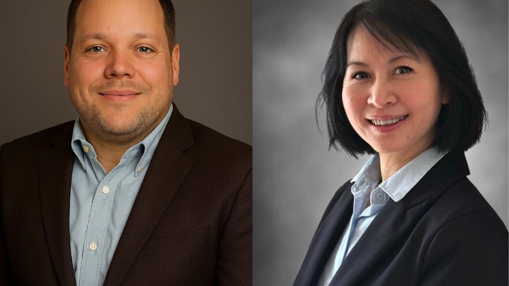 MTH Industries appoints Dann Jochum (left) to Director of Steel Operations and Trang Huynh (right) to Chief Financial Officer
