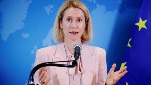 EU top diplomat Kaja Kallas urged the bloc's member states Monday to maintain sanctions targeting Russia over the war on Ukraine