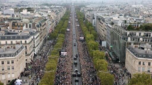 Some 800,000 people attended the mass, said the Vatican, citing local sources