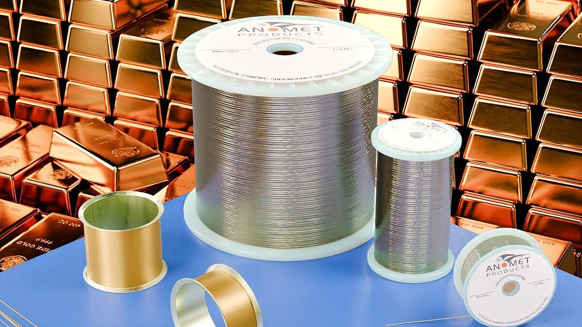 Capable of achieving specific design characteristics including corrosion-resistance, biocompatibility, high conductivity, radiopacity, and high strength, Anomet Precious Metal Clad Wire is functional equivalent to solid wire and saves up to 90% or more ...