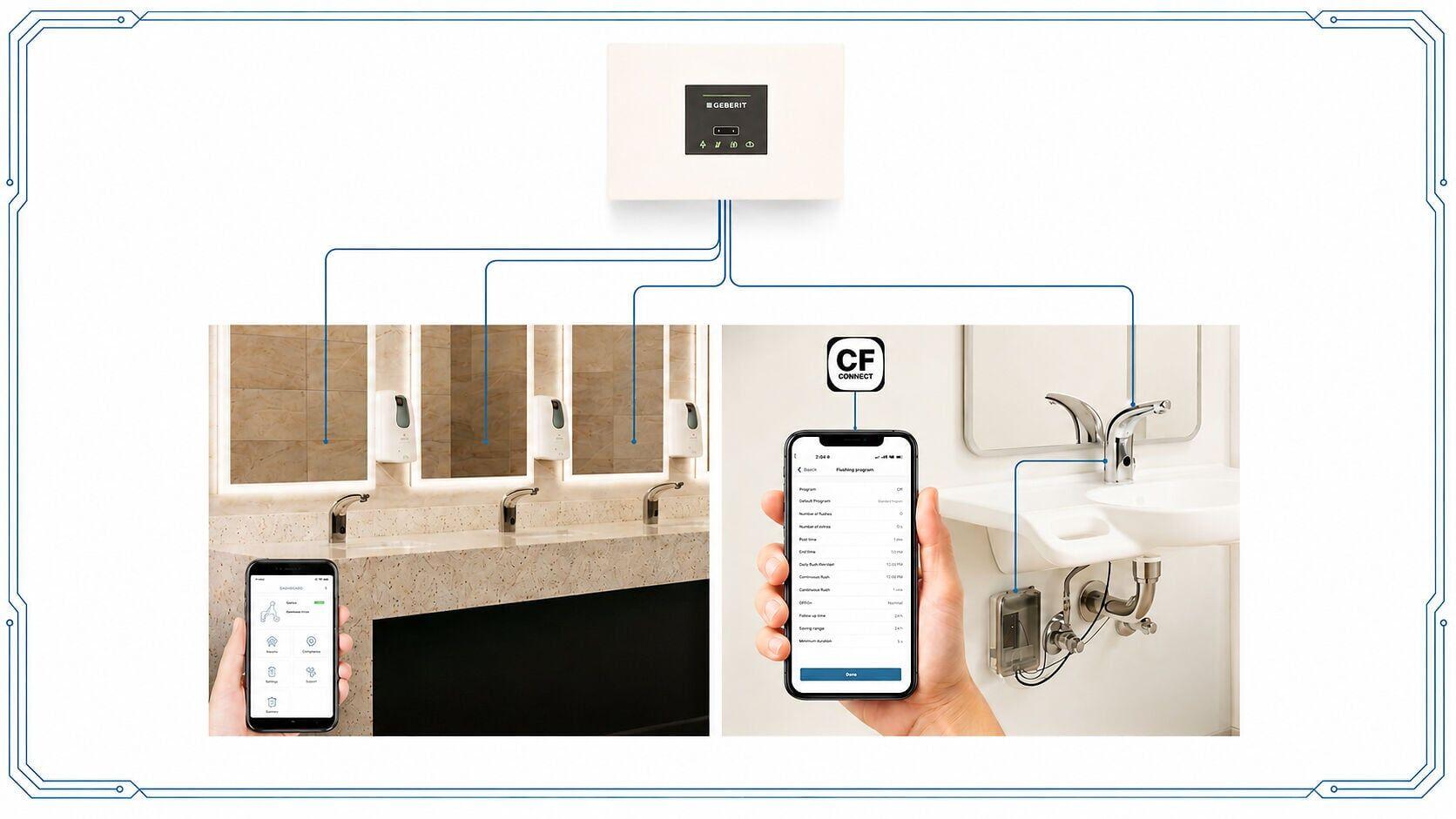 CF Connect PLUS by Chicago Faucets integrates connected faucet technology with facility operations to support proactive water management strategies. CF Connect PLUS provides a centralized platform to monitor, manage, and document critical faucet perform...