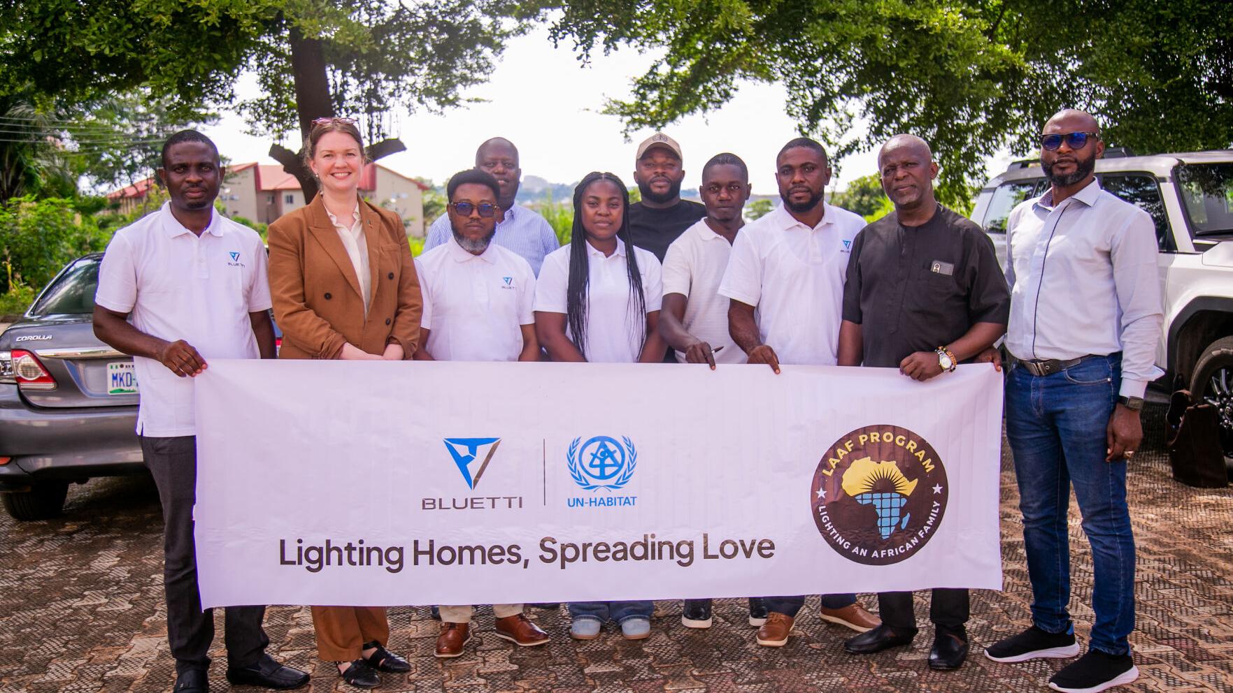 BLUETTI and UN-Habitat carry out the second joint initiative in Nigeria, supporting sustainable development in local communities.