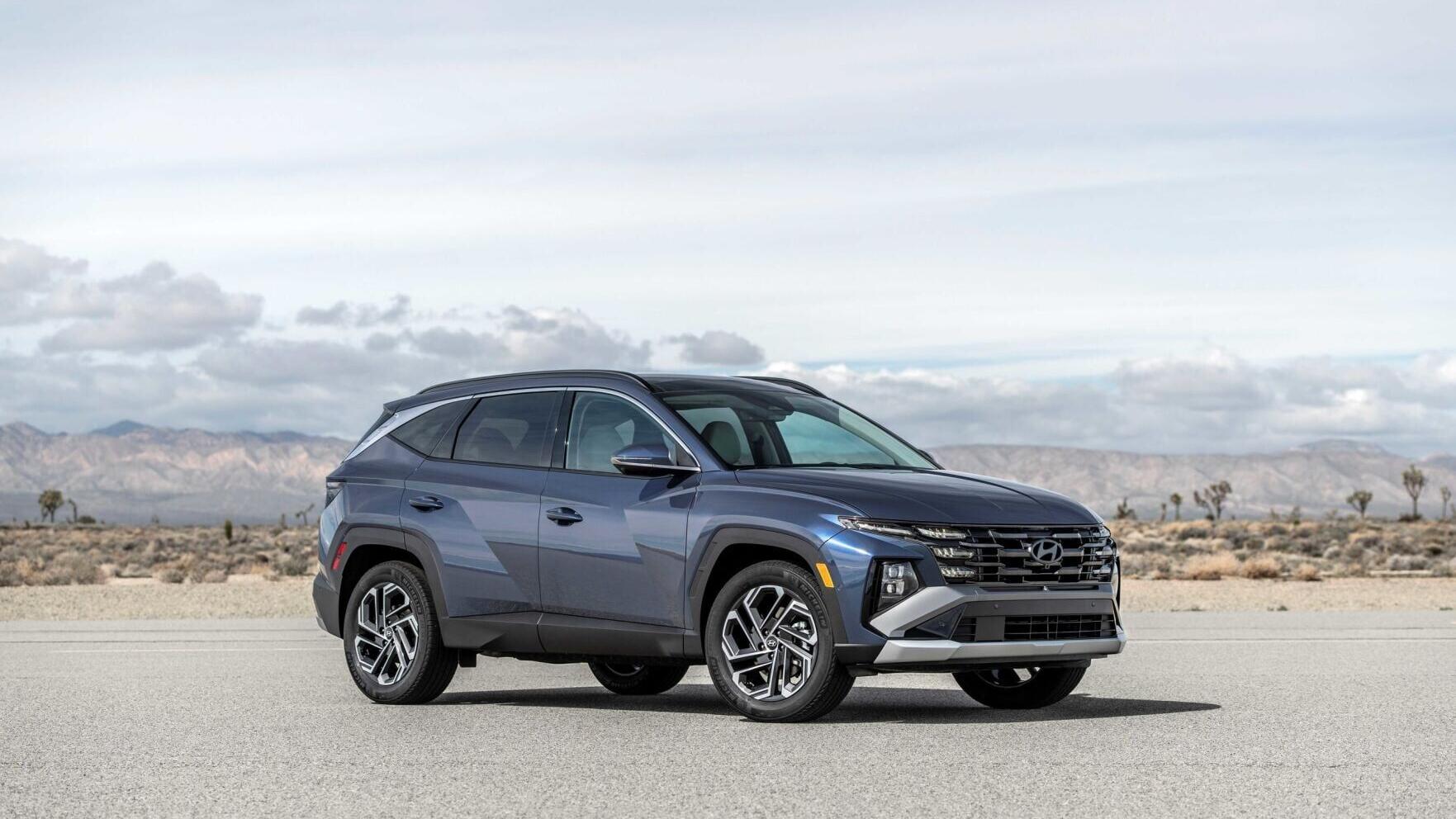 2026 Hyundai Tucson is photographed in California City, Calif., on July 16, 2025.