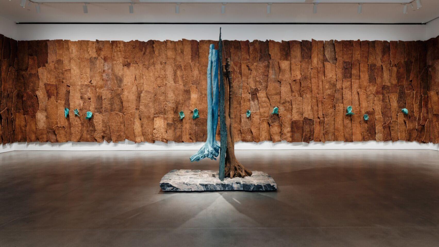 Giuseppe Penone, The Reflection of Bronze, 2024, installation view | © Giuseppe Penone/2026 Artists Rights Society (ARS), New York/ADAGP, Paris | Photo: Maris Hutchinson | Courtesy Gagosian (PRNewsfoto/Portuguese Cork Association (APCOR))